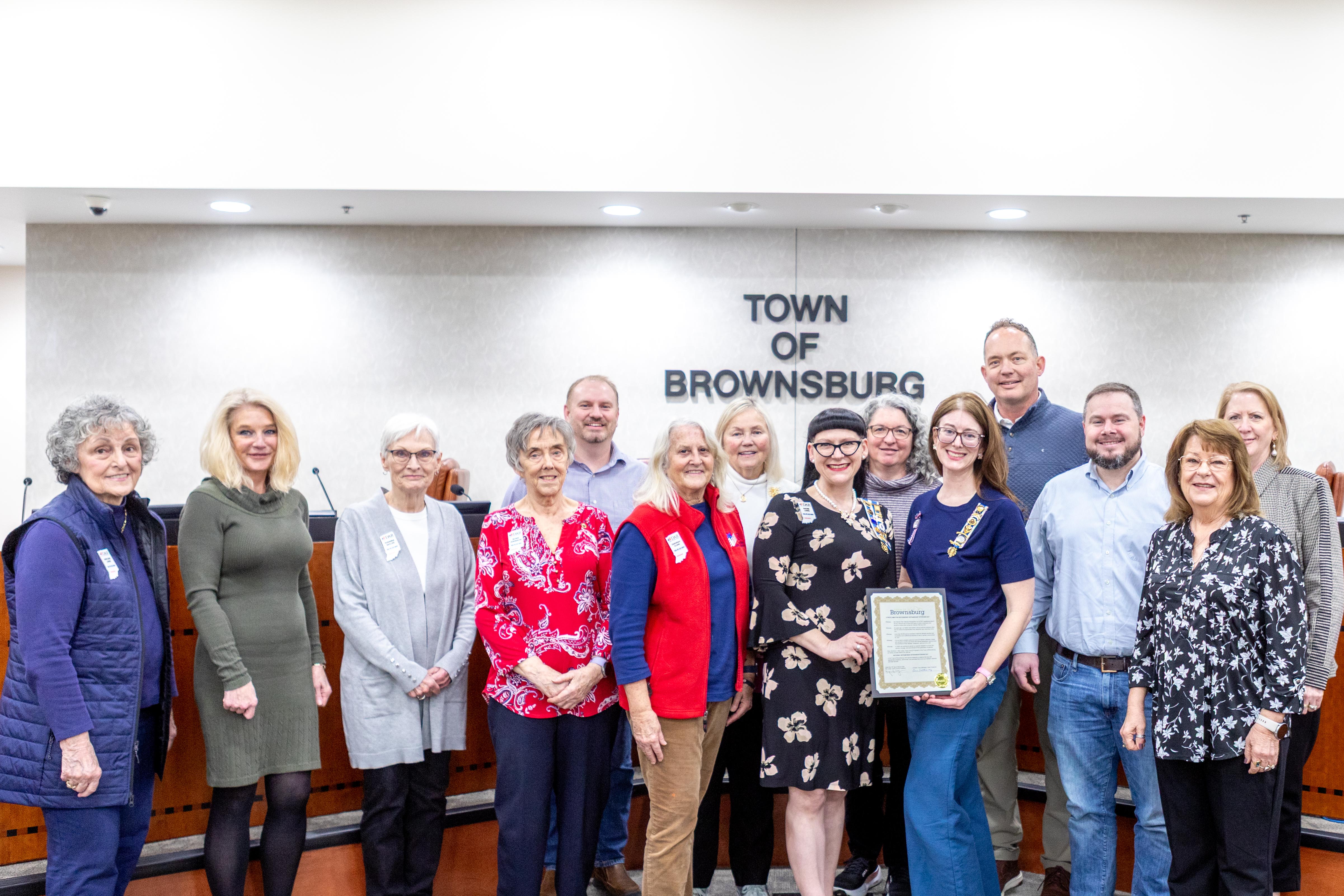 Brownsburg Town Council Issues Proclamation Recognizing National Vietnam Veterans Day